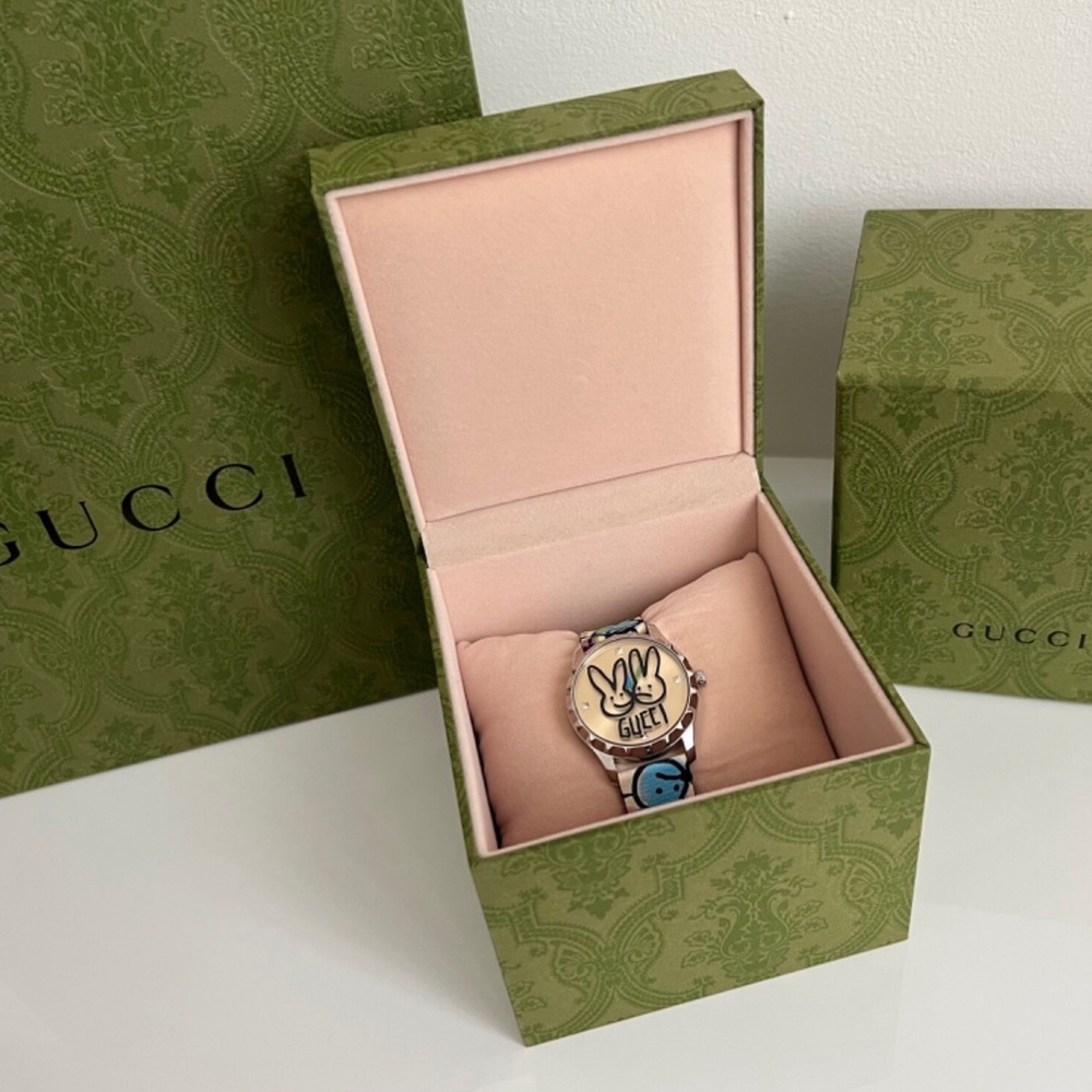 Gucci G-Timeless Bunny Dial Watch – Limited Edition, Never Used w/ Box - Picture 7 of 7